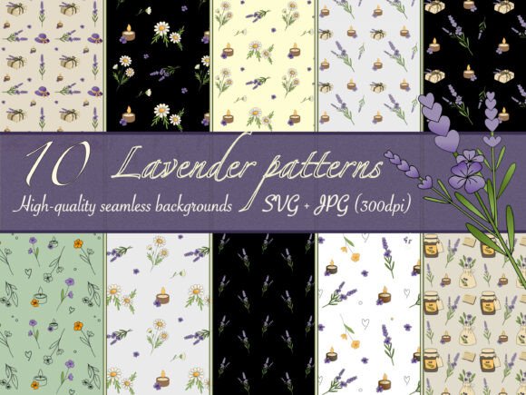 10 Lavender Botanical Seamless Patterns: A Guide to Evaluation and Use