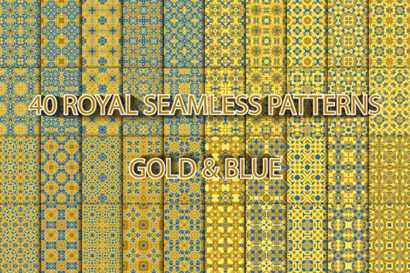 40 Royal Seamless Patterns: Elevate Your Designs with Regal Elegance