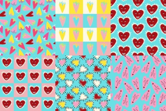 Blue Valentine s Day Patterns