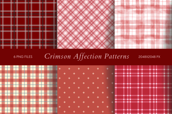 Crimson Affection Patterns: A Nostalgic Celebration of Romance