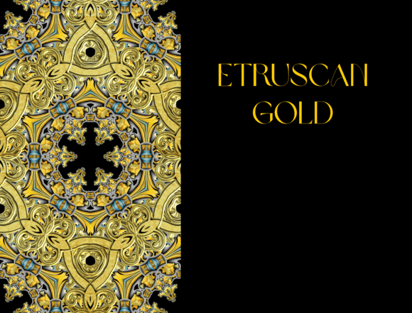 Etruscan Gold 2 Patterns: A Royal Fusion of Persian Influence and Intricate Design