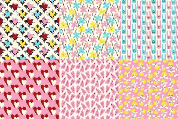 Love Valentine s Day Patterns Pack