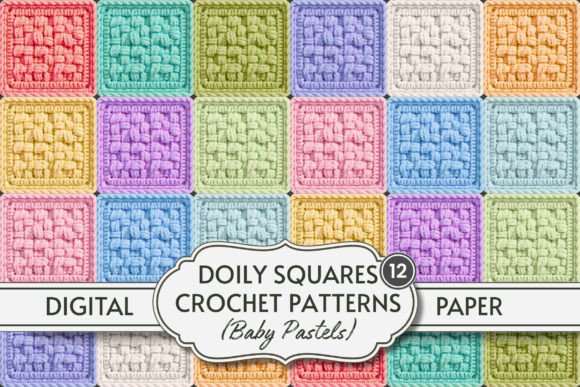 Pastel Doily Squares Crochet Patterns