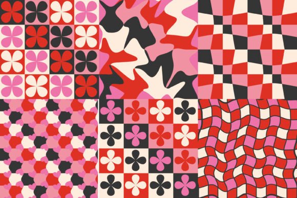 Retro Love Geometrical Patterns: A Timeless Fusion of Design and Nostalgia