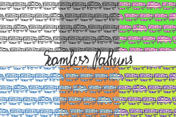 Train Seamless Patterns: A Creative Solution for Designers and Artists